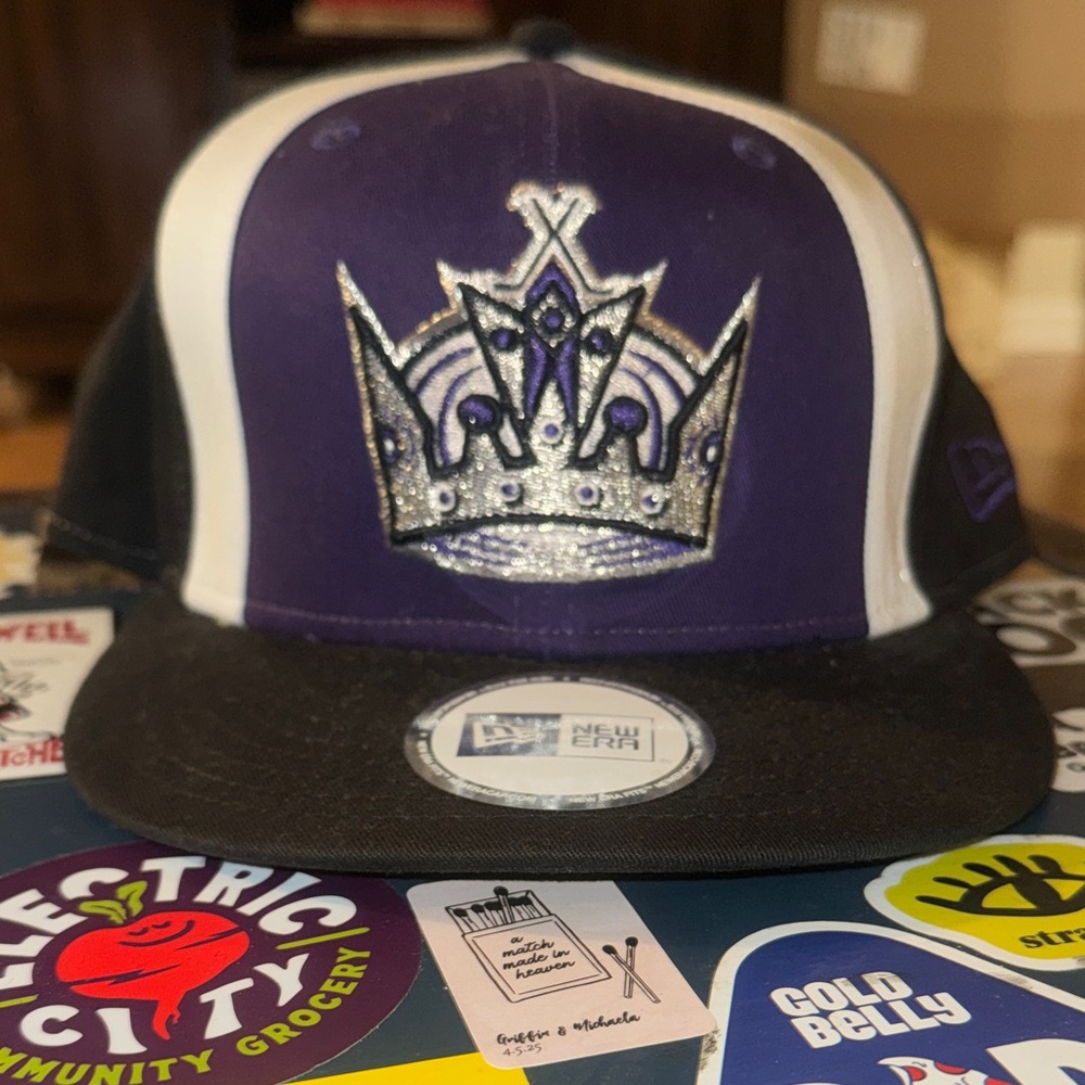 New Era LA Kings Snapback Hat Adjustable NHL Crown Logo
